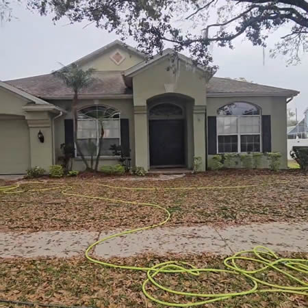 pressure washing