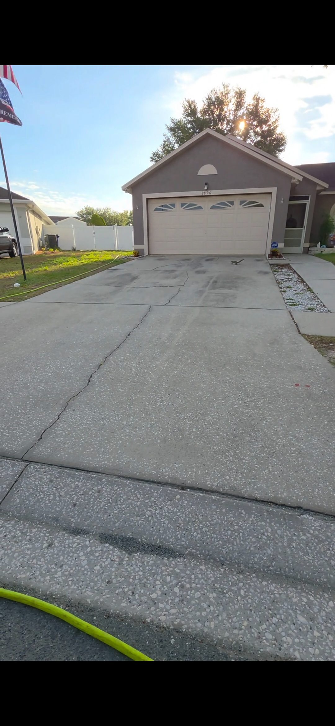 Concrete Driveway Pressure Washing in Riverview FL